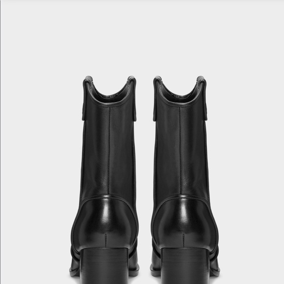 Movie Script Black Cowboy Boots - Picture 3 of 7